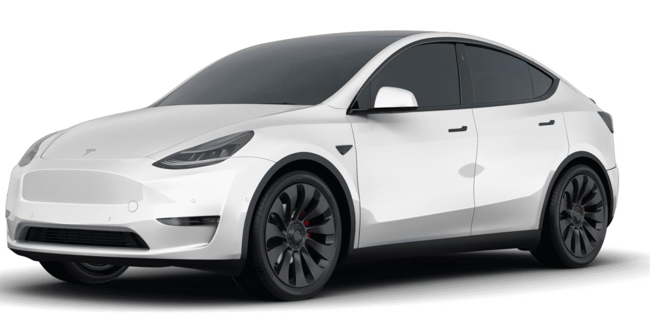 TESLA MODEL Y 2021 5YJYGDEF9MF216021 image